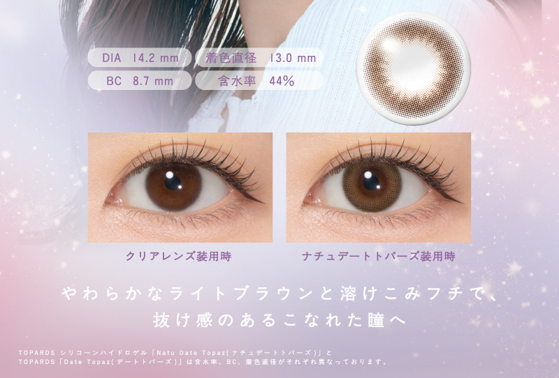 TOPARDS SILICONE HYDROGEL 1day - トパーズシリコーンハイドロゲル 1day アドキット